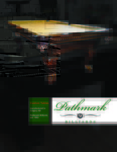Pathmark Billiards catalogue cover by MMC Business Management Solutions